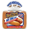 thumbnail image 1 of Ball Park White Hot Dog Buns 8 count Hot Dog Buns 14 oz Bag (Pack of 6), 1 of 5