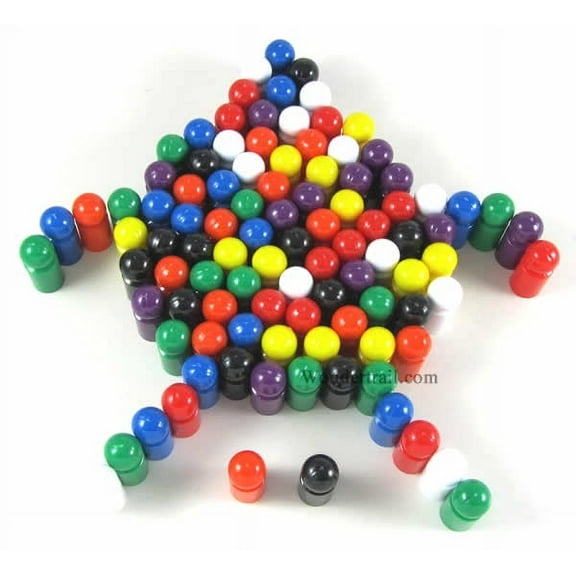 Ball Pawns Game Accessories Assorted Colors Pack of 100 Pawns Koplow Games