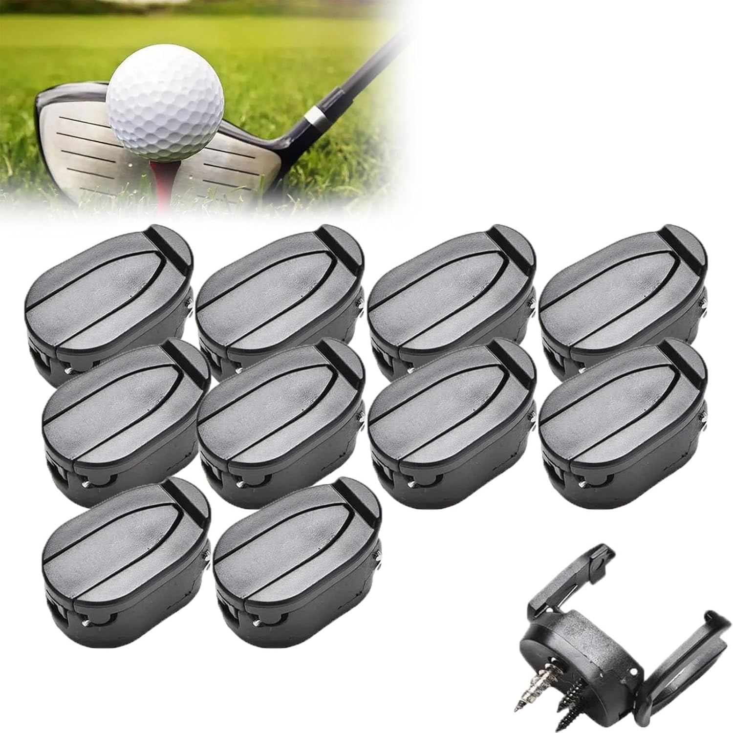 Ball Pick up for Putter Grip with Tech Port, Golf Mini Ball Collector, Golf Ball Picker Upper