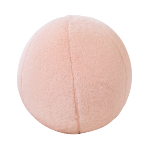 Ball Pillow, 11.8" Cute Round Throw Pillow Faux Fur Plush Room Decorative Boucle Ball Pillow Sphere Shaped Throw Pillow, Ball Shaped Pillow Plush Cushion for Couch, Sofa, Bedroom