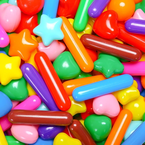 Ball Pit Balls Rainbow 50 Count Multi-Use Play Accessory