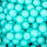 WICVIK Ball Pit Balls for Toddlers 100 pcs, BPA Free Plastic Pool Ball for Kids Children, 2.15" Crush Proof Ocean Balls Fun Toys Gift for Ball Pit, Kids Play Tent, Bounce House, Multicolour