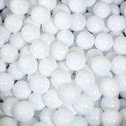 Ball Pit Balls for Toddlers 100 pcs, BPA Free Plastic Pool Ball for Kids Children, 2.15“ Crush Proof Ocean Balls Fun Toys Gift for Ball Pit, Kids Play Tent, Bounce House, White