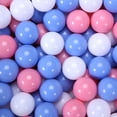 thumbnail image 1 of Ball Pit Balls for Toddlers, BPA Free Crush Proof Plastic Toy Balls for Ball Pit, Children's Pool Water Toys, Macaron Ocean Balls for Play Tent 2.15 Inch Pack of 100, 1 of 6