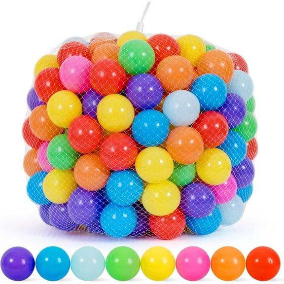 Ball Pit Balls for Toddlers 1-3 Durable & Safe Ball Pit Balls Easy Clean Kids & Baby Ball Pit Plastic Balls for Ball Pit
