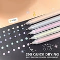 thumbnail image 1 of Ball Point Pens Clearance, Cap Pen Shaped Adhesive Pen Wholesale Student DIY Drying Washable Color Stickers Hand Account Point Adhesive Pen 10ml, Back to College, 1 of 9