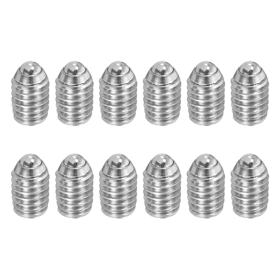 Ball Point Set Screws,M4x6mm 304 Stainless Steel Hex Socket Grub Screw,12Pcs