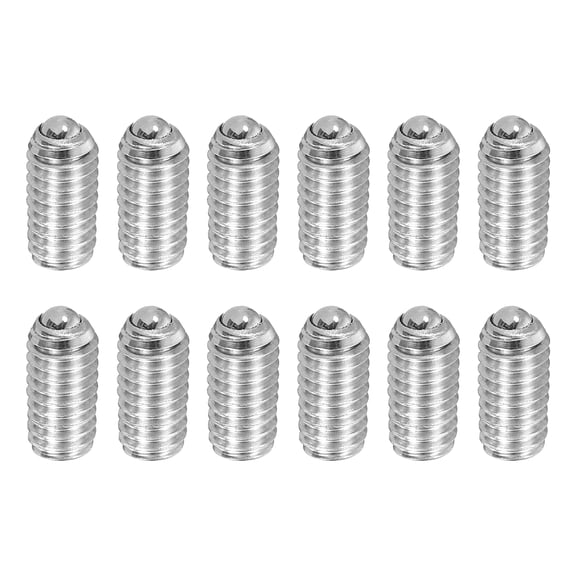 Ball Point Set Screws,M4x8mm 304 Stainless Steel Hex Socket Grub Screw,12Pcs