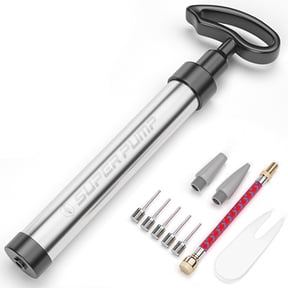 Ball Pump for Sports Balls - Push & Pull Inflating System - Hand Pump for All Exercise Balls - Volleyball Pump, Basketball Inflator, Football & Soccer Ball Air Pump