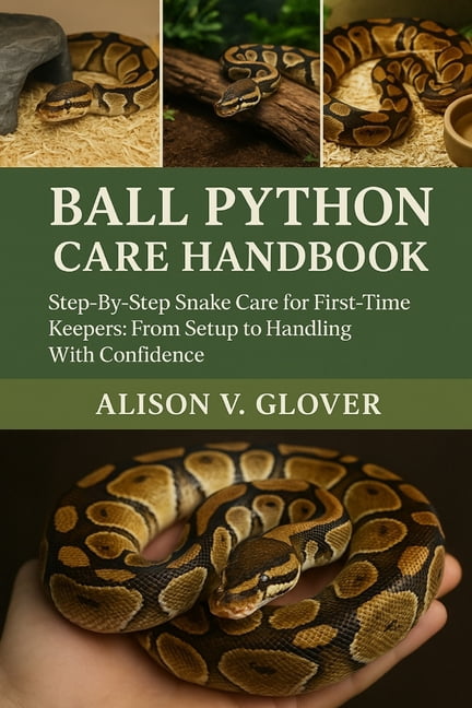 Ball Python Care Handbook: Step-By-Step Snake Care for First-Time ...