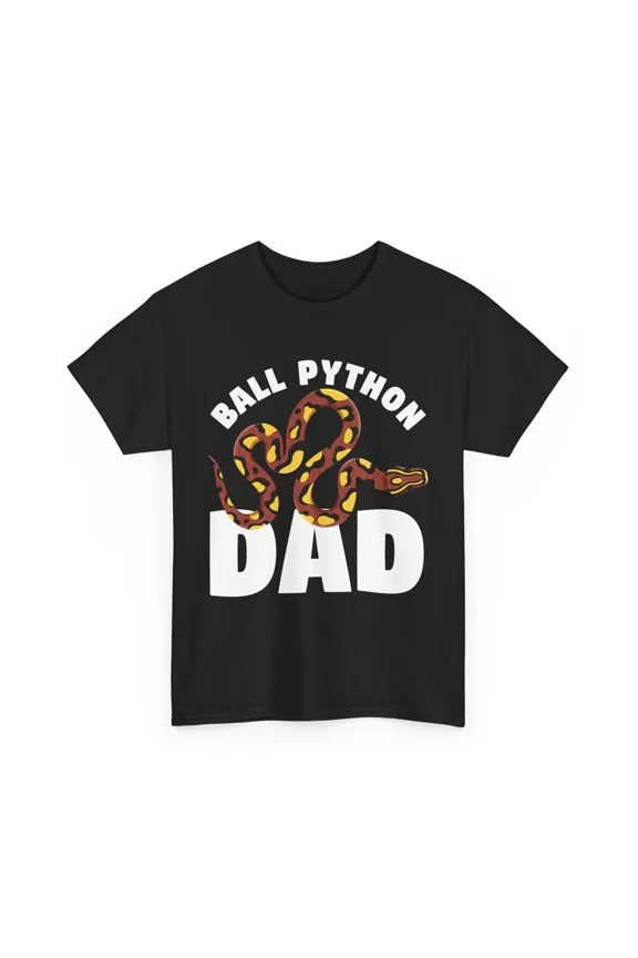 Ball Python Dad Funny Snake Lover Father Gift Reptile Unisex T-Shirt, Size S-5XL