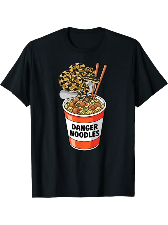 Ball Python Danger Noodles Owner Graphic T Shirt Size S-5XL