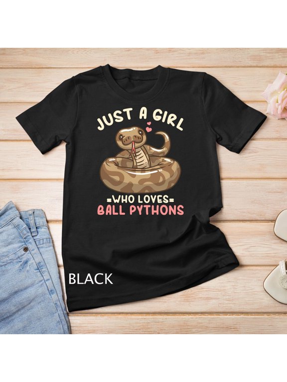 Ball Python Just a Girl Who Loves Ball Pythons T-Shirt Unisex T-shirt