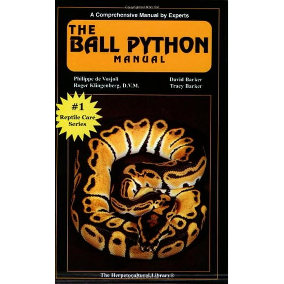 Pre-Owned Ball Python Manual (Herpetocultural Library, The) (Paperback) 1882770285 9781882770281