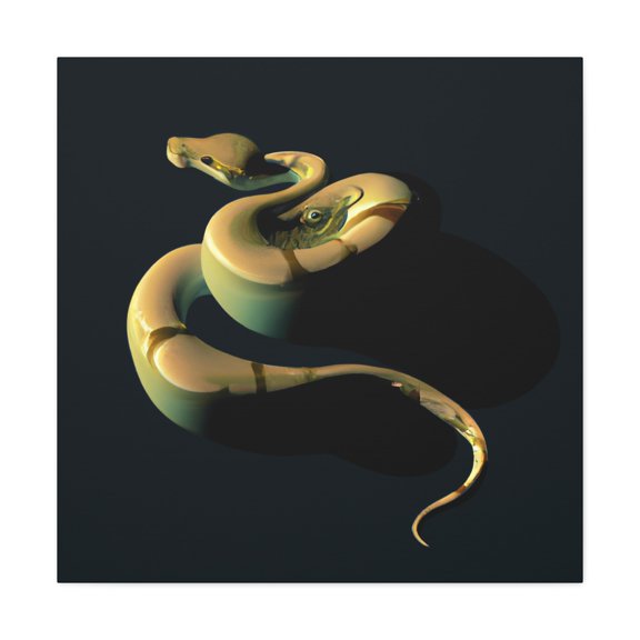 "Ball Python Minimalism" - Canvas