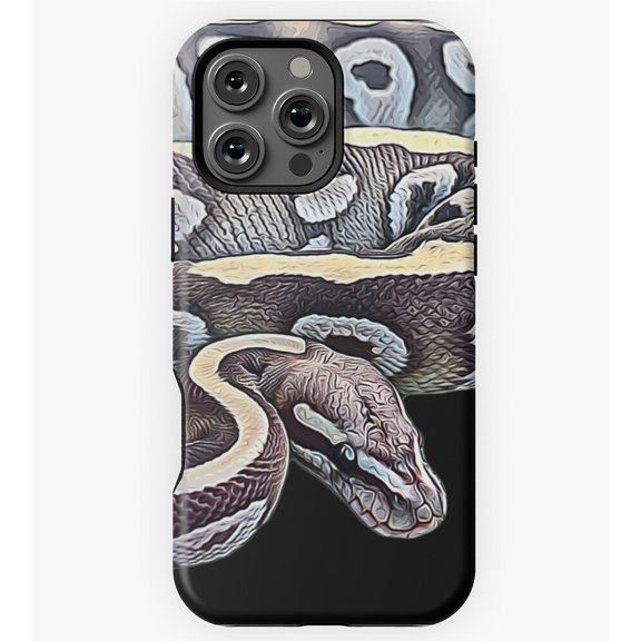 Ball Python Mojave Desert Ghost GA2406 Phone Case for iPhone 11 to 17 Pro Max