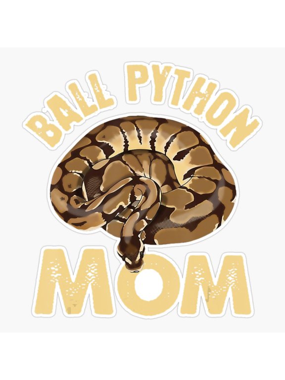 Ball Python Mom Snake T Shirt Er, Phone Decal Water Bottle Stickers Car Decals, Funny Birthday Gift