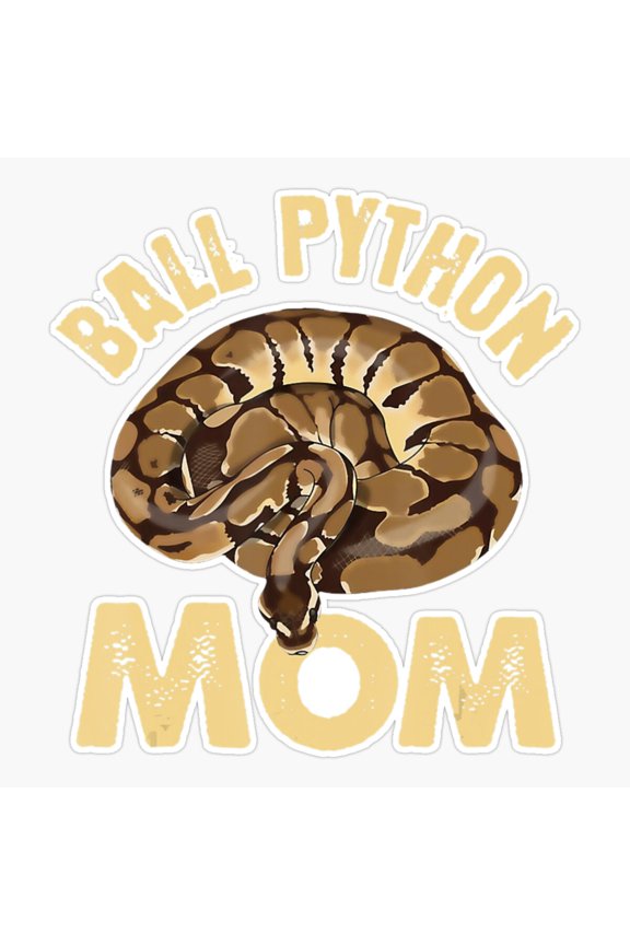 Ball Python Mom Snake T Shirt Er, Phone Decal Water Bottle Stickers Car Decals, Funny Birthday Gift