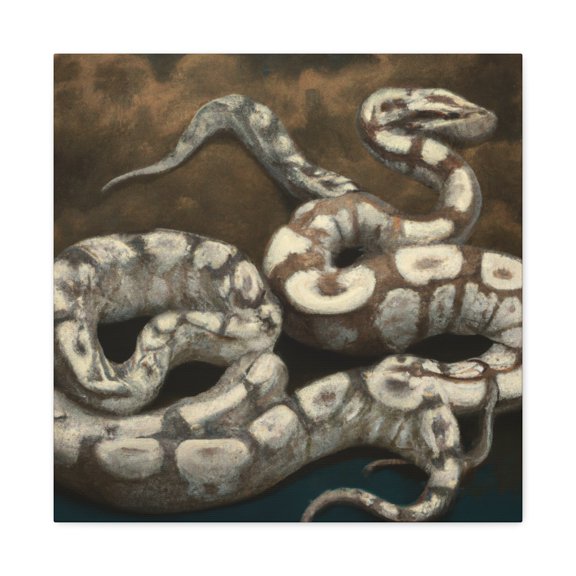 "Ball Python Oracle Vision" - Canvas