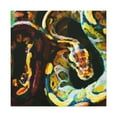 thumbnail image 1 of Ball Python Reflection 1940 - Canvas, 1 of 10