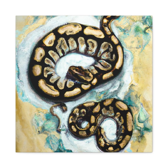 Ball Python Regalia - Canvas