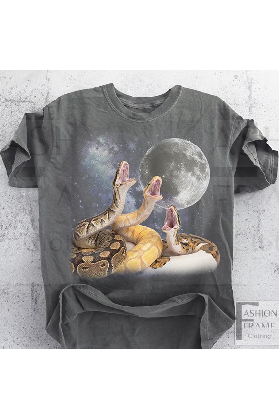 Ball Python Retro Snake Graphic Animal Reptile Lover Breeder T-shirt