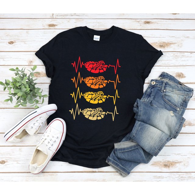 Ball Python Shirt, Snake Shirt, Python Shirt, Snake Heartbeat, Snake ...