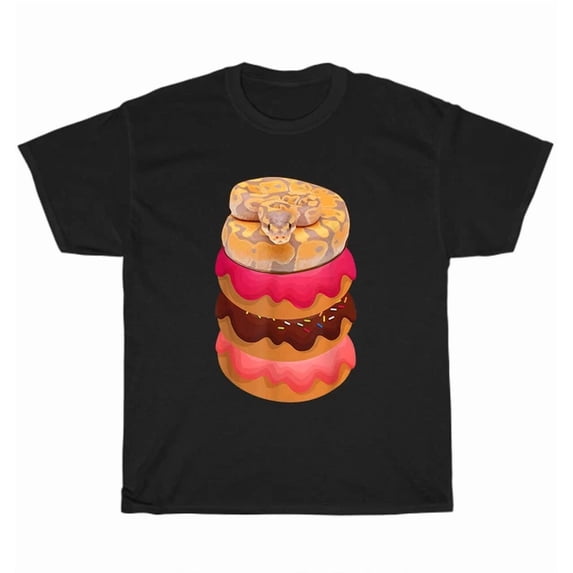 Ball Python With Doughnuts Gifts For Reptile Lovers T-Shirt Unisex Tee ...