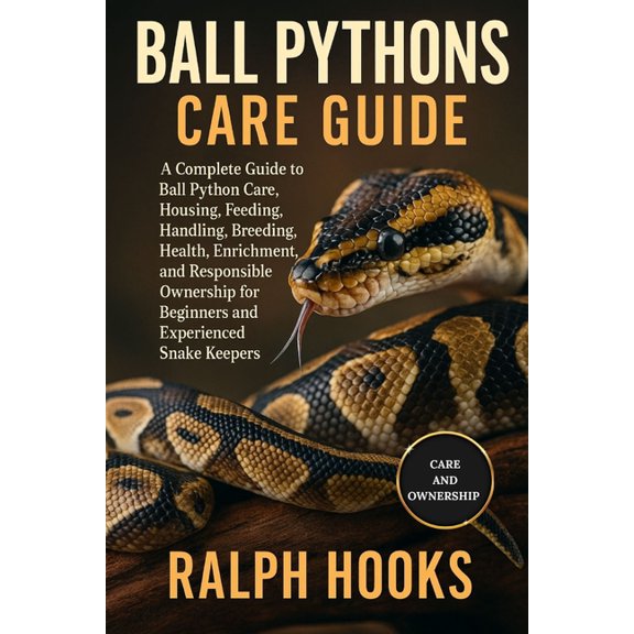 Ball Pythons Care Guide: A Complete Guide to Ball Python Care, Housing, Feeding, Handling, Breeding, Health, Enrichment,, (Paperback)