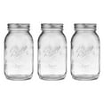 thumbnail image 1 of Ball Quart Jar with Silver Lid, Wide Mouth, Set of 3, 1 of 3
