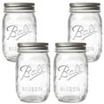 thumbnail image 1 of Ball Quilted Crystal Jelly Jars ? 16 Oz Clear Glass Jars ? Jelly Jars with Lids & Bands ( Pack of 4), 1 of 5