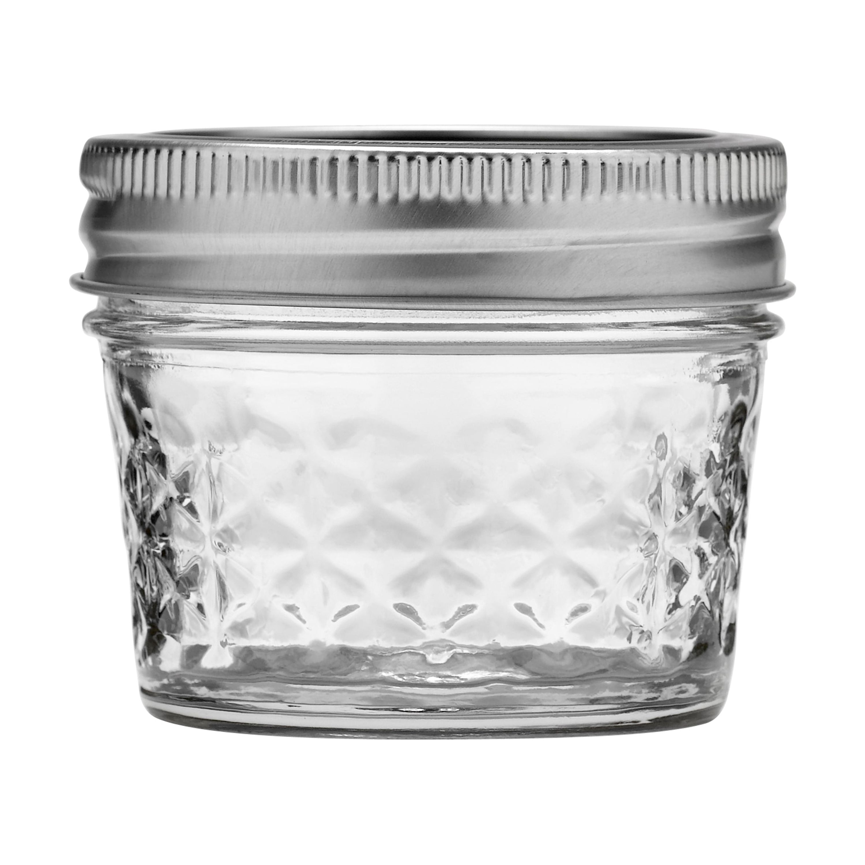 Ball Regular Mouth 4oz Quilted Pint Mason Jars, 12 Count - image 1 of 11