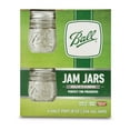 thumbnail image 1 of Ball Collection Elite Glass Jam Jar with Lid and Band, Regular Mouth, 8 Ounces, 4 Count, 1 of 3