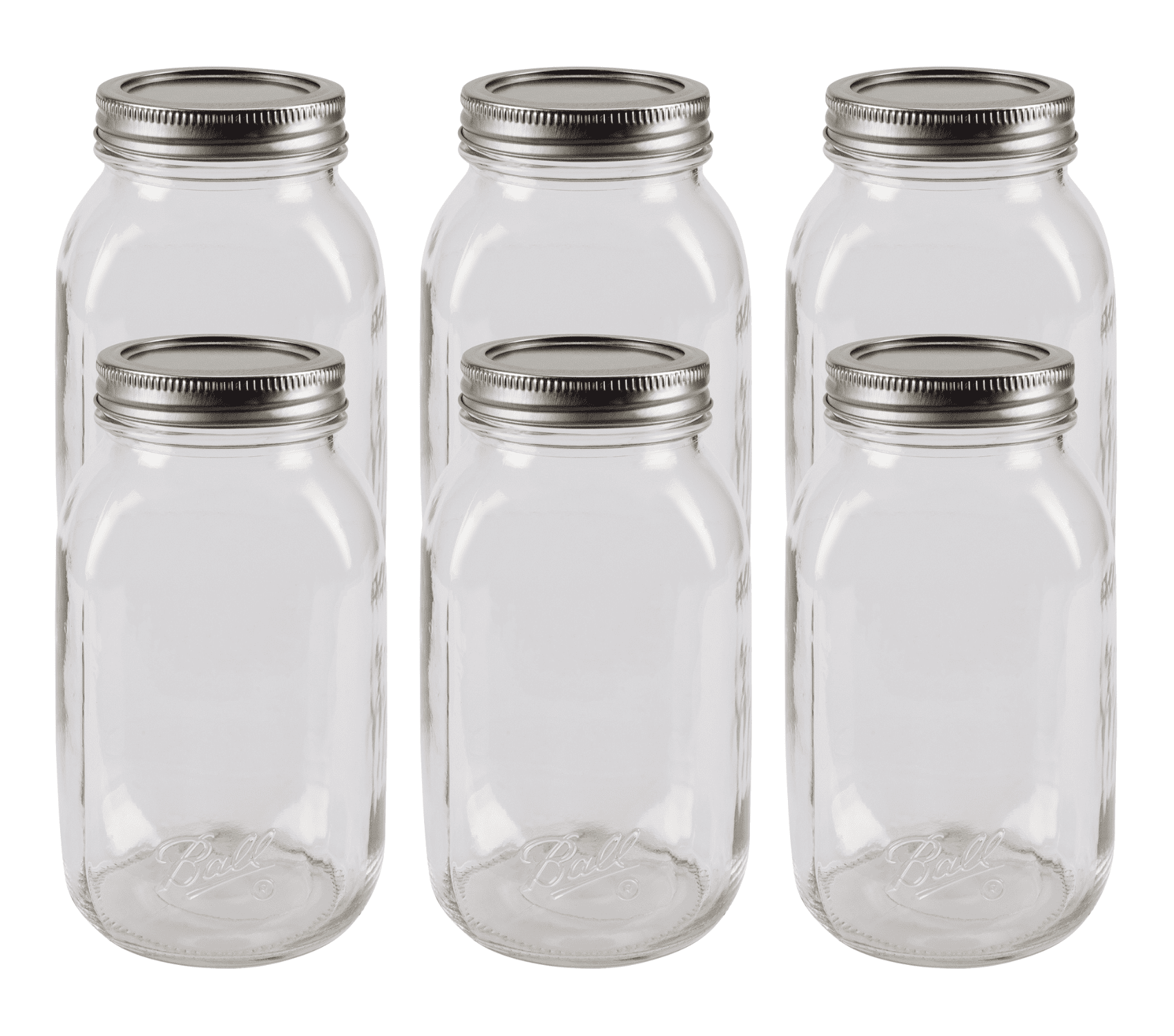 Ball Regular Mouth 16 oz Pint Mason Jars with Lids and Bands