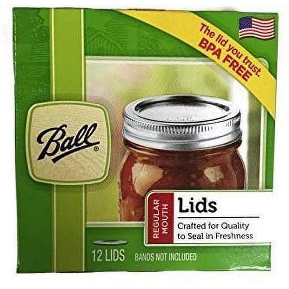 Ball Regular Mouth Jar Lids 2-Pack of 12