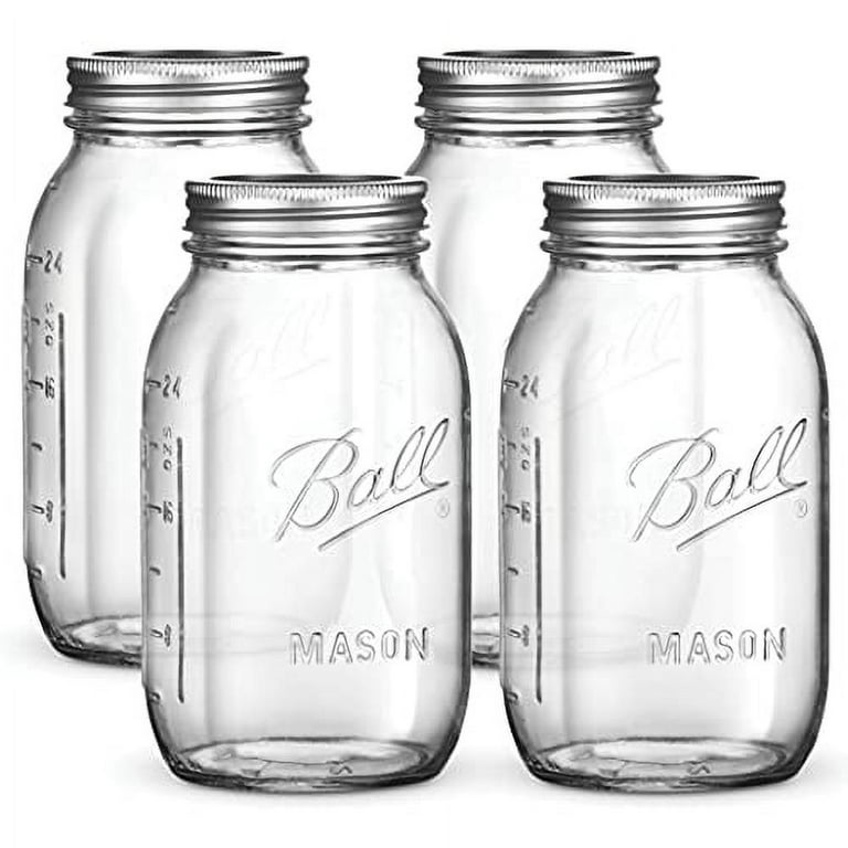 Ball Regular Mouth Seaonal Canning Canning Jar, Clear - 4 count