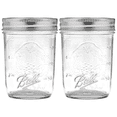 thumbnail image 1 of Ball Regular Mouth Mason Jars with Lids & Bands, Half Pint, 8-oz (2-Pack), 1 of 4