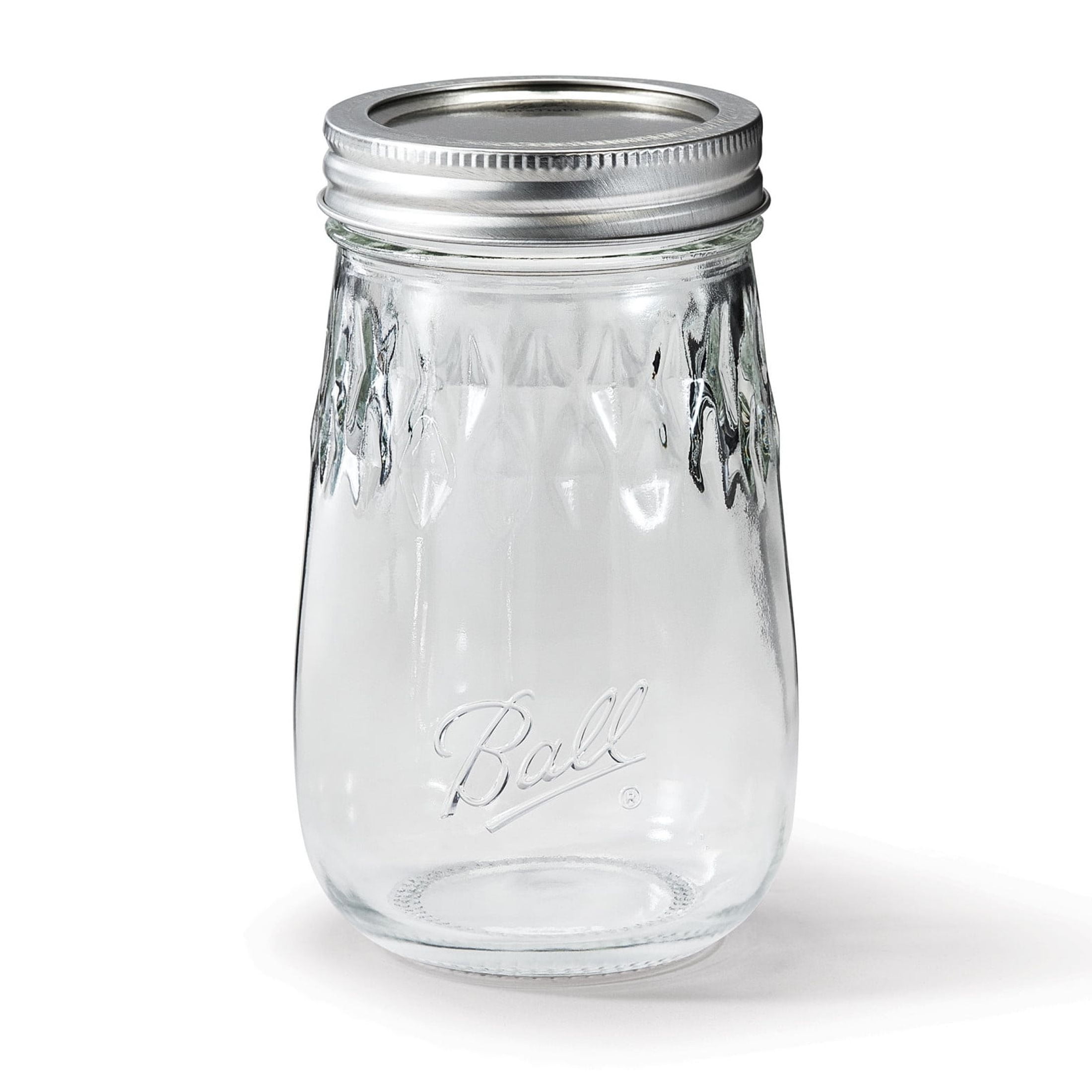 Ball Regular Mouth Tapered Mason Jar 16 oz 4 pk