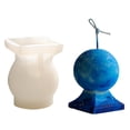 Ball-Shape Candle Molds Silicone Mold for Candle Making Reusable Candle ...