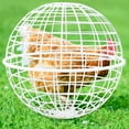 thumbnail image 1 of Ball-Shaped Chicken Cage,Ball-Shaped Movable Plastic Mesh Chicken Coop,Pet Removable Safety Cage Chicken Coop Ball Cage Rolling Enclosure,Outdoor Rabbit Hutch for Pigeon Chicks Birds Ducks, 1 of 9