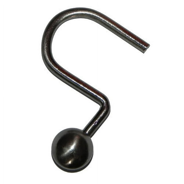 "Ball" Shower Curtain Hooks in Brushed Nickel