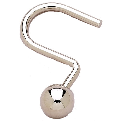 "Ball" Shower Curtain Hooks in Chrome