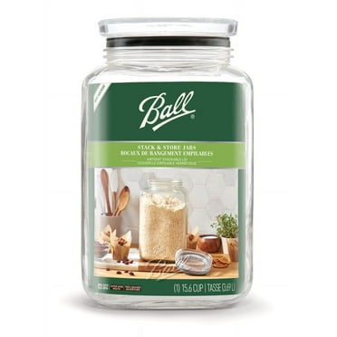 Ball® Stack & Store Gallon Jar (15.6 Cup/124 oz.), Glass Storage Jar