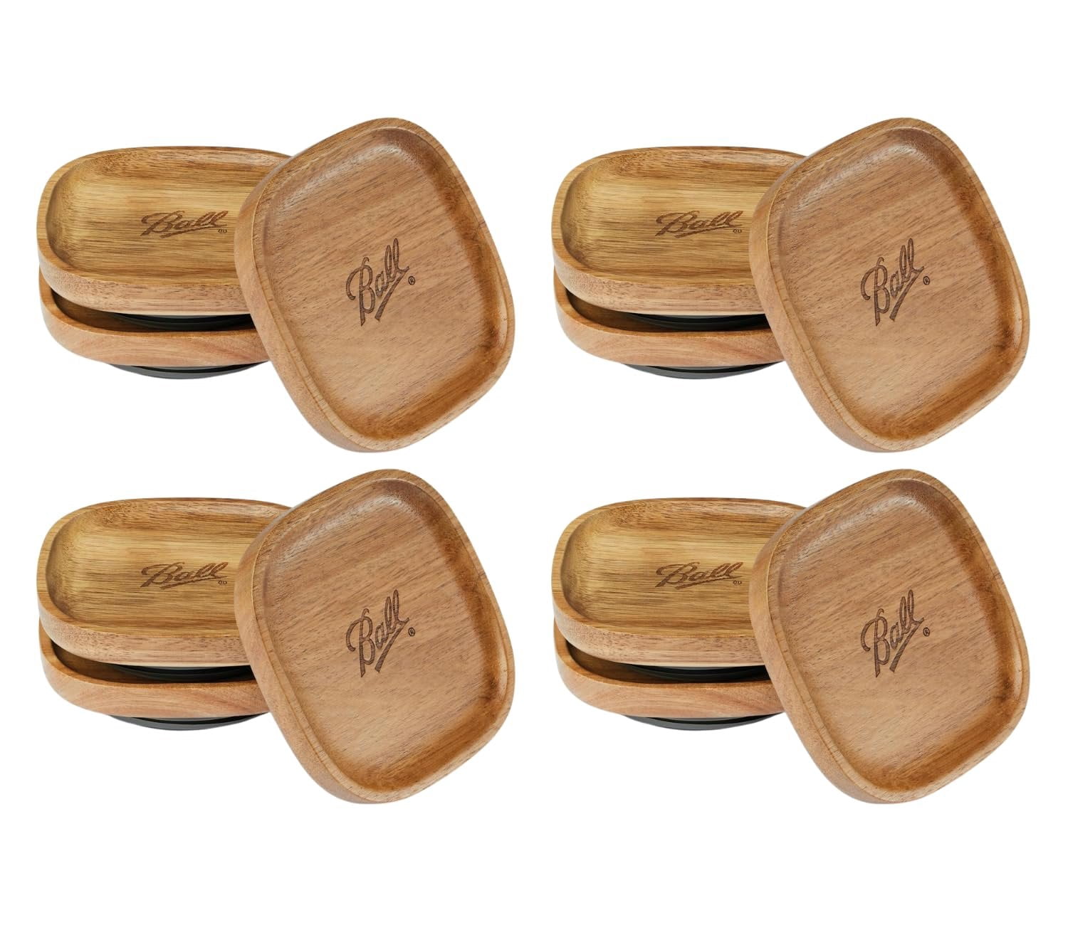 Ball Stack & Store Wooden Storage Lids