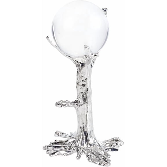 Ball Stand Tree Shape Sphere Display Stand Platinum Alloy Holder for Ornament Rack Balls 3x3.3x5.1inch for DIY