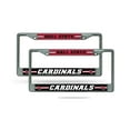 thumbnail image 1 of Ball State Cardinals Chrome Metal License Plate Frame - Set of 2 Frames, 1 of 6