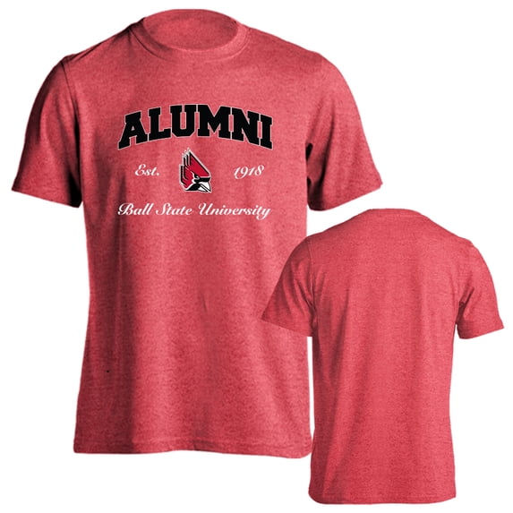 Ball State University Cardinals Alumni Proud Graduate Short Sleeve T-Shirt