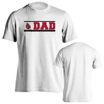 Ball State University Cardinals Dad Proud Parent Short Sleeve T-Shirt