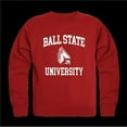thumbnail image 1 of Ball State University Cardinals Seal Crewneck Sweatshirt, Red - Extra Large, 1 of 1