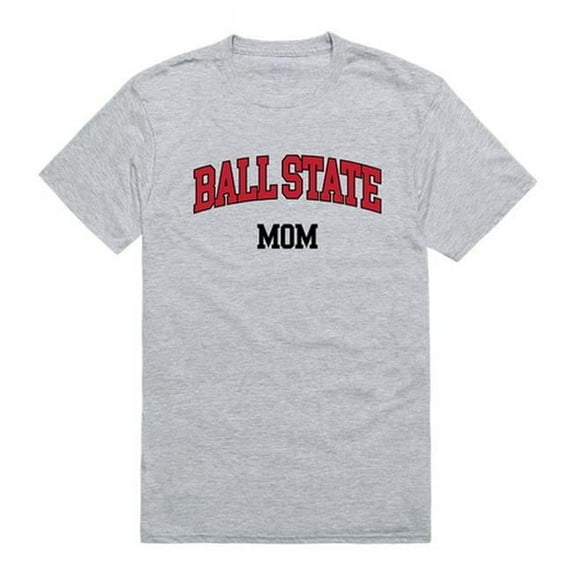 Ball State University College Mom T-Shirt, Heather Grey - Extra Large